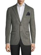 Tallia Orange Textured Notch Lapel Jacket