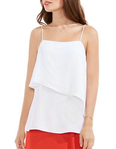 Vince Camuto Asymmetric Overlay Squareneck Camisole