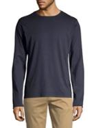 Brooks Brothers Red Fleece Long-sleeve Cotton Crewneck Top