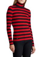 Lauren Ralph Lauren Ribbed Turtleneck Cotton-blend Sweater