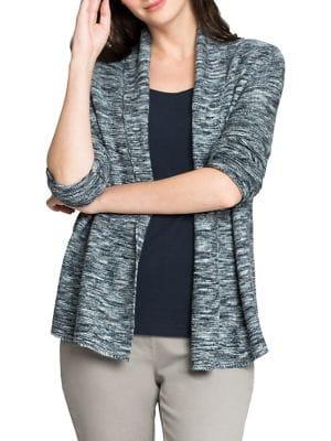 Nic+zoe Petite Open Heathered Cardigan