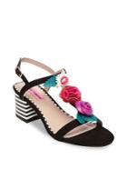 Betsey Johnson Andey Floral Strap Sandals