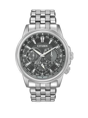 Citizen Calendrier Eco-drive Stainless Steel Bracelet Watch