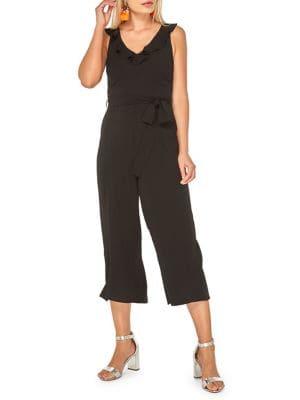 Dorothy Perkins Tied Ruffle Culotte Jumpsuit