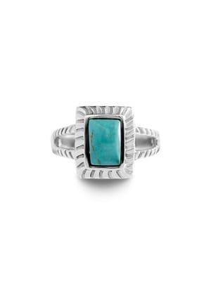 Lord & Taylor Rectangular Split Shank Ring