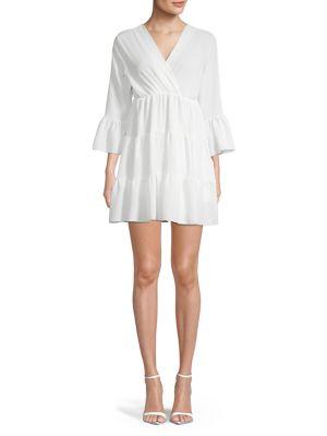 Quiz Bell-sleeve Ruffle Top