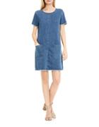 Two By Vince Camuto Frayed Shift Dress