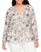 William Rast Plus Lottie Peplum Top