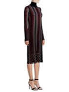Diane Von Furstenberg Wool Turtleneck Midi Dress