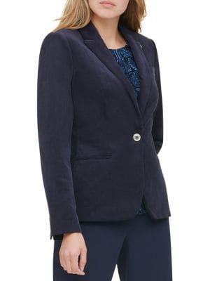 Tommy Hilfiger Corduroy Button Blazer