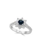 Effy 14k White Gold And Sapphire Ring