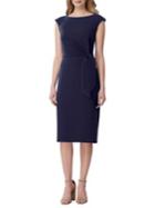 Tahari Arthur S. Levine Side Tie Crepe Sheath Dress
