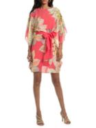 Trina Turk Miami Modern Fontainebleau Floral Georgette Paradise Shift Dress