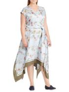 Lauren Ralph Lauren Plus Floral Handkerchief Dress