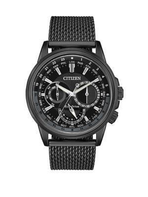 Citizen Calendrier Eco-drive Mesh Bracelet Watch