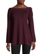 Vince Camuto Ribbed Off-the-shoulder Sweater
