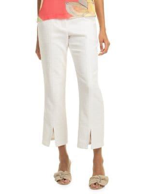 Trina Turk North Beach Split Cuff Cropped Pants