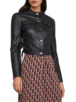 Bcbgmaxazria Faux Leather Moto Jacket