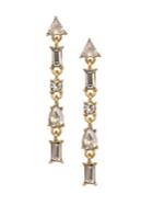 Laundry By Shelli Segal Gold Rush Goldtone & Crystal Drop Earrings