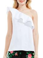 Vince Camuto One-shoulder Ruffled Blouse