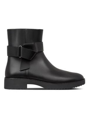 Fitflop Knot Leather Ankle Boots