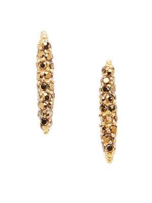 Sole Society Dorado Crystal Bar Stud Earrings