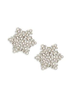 Design Lab Snowflake Stone Earrings