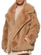 Tiger Mist Fawkner Oversized Faux Fur Jacket