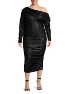 Rachel Rachel Roy Plus Gigi Ruched Drape Dress