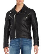 Eleven Paris Faux Leather Moto Jacket