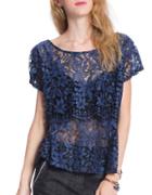 Plenty By Tracy Reese Lace Combo Top