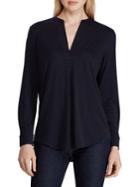 Lauren Ralph Lauren Long-sleeve Split Neck Top