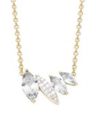Nadri Breeze 18k Gold Plated And Cubic Zirconia Necklace