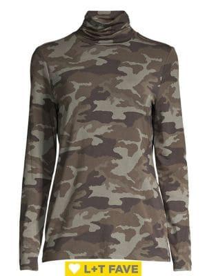 Context Turtleneck Camo Sweater