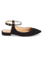 Jessica Simpson Lissa Embellished Suede Flats