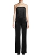 Mestiza New York Metallic Midnight Melissa Fringe Jumpsuit