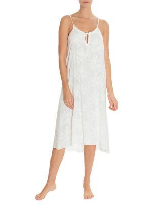In Bloom Embroidered Bird Song Gown