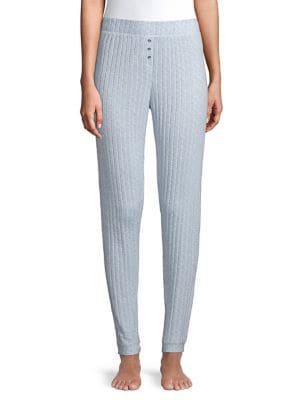 Roudelain Ribbed High-rise Joggers