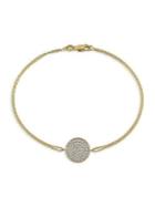 Sonatina 18k Yellow Gold & Diamond Charm Bracelet