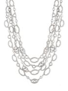Jenny Packham Crystal Four-row Collar Necklace