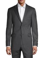 Tommy Hilfiger Striped Wool Blend Jacket