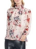 Vince Camuto Blooms Smocked Blouse