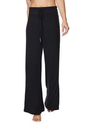 Betsey Johnson Metallic Wide-leg Pants