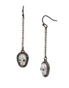 Betsey Johnson Crystal Halloween Linear Dangle & Drop Earrings