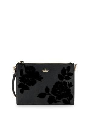 Kate Spade New York Cameron Street Flock Roses Clarise Crossbody Bag