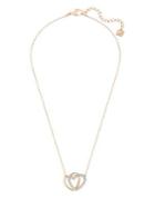 Swarovski Dear Medium Rose-goldplated Pendant Necklace