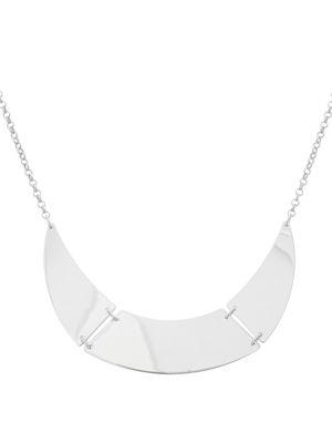 Lord & Taylor Segmented Crescent Collar Necklace