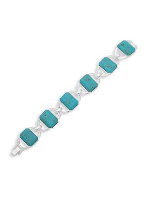 Lauren Ralph Lauren Silvertone Foldover Bracelet
