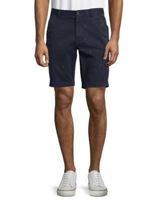 Brooks Brothers Red Fleece Embroidered Chino Shorts