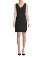 Karl Lagerfeld Paris Bow-shoulder Sheath Dress